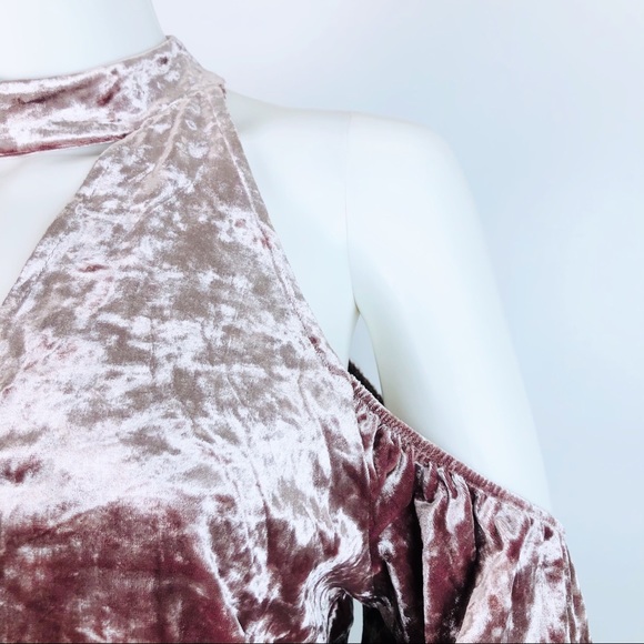 American Eagle Outfitters Size M Velvet Blouse - Picture 5 of 13